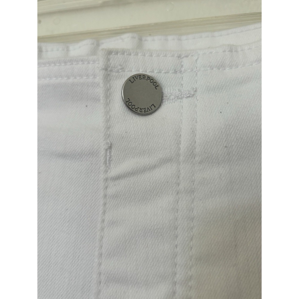 Liverpool Los Angeles Gia Glider Ankle Skinny Jeans Women's Size 2 White New NWT - Picture 12 of 12